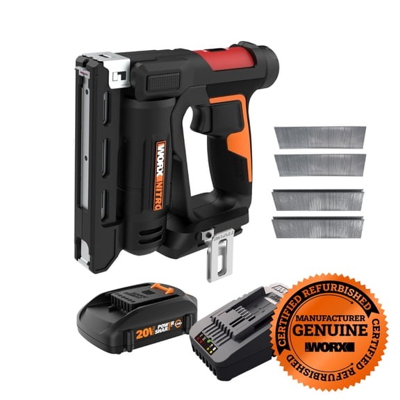 "Restored" Worx Nitro WX843L 20V Power Share 3/8" Cordless Crown Stapler "(Refurbished)"