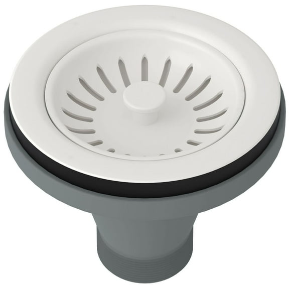 Shaws 735 Manual Basket Strainer - Off White