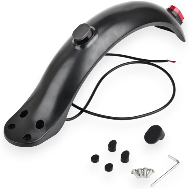 HUGFEGWE 4 Hole Mudguard Compatible With Electric Scooter Rear Fender Baffle 4 Hole 8.5 Inch Scooter Fender With Screws (Color : 1 set) CJB91-84626