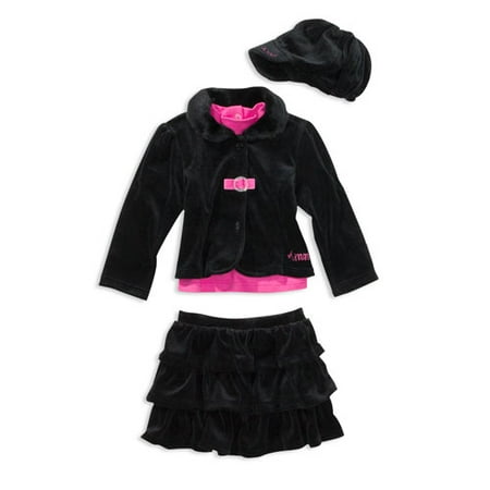Disney - Minnie Mouse 4-Piece Tiered Skirt Set