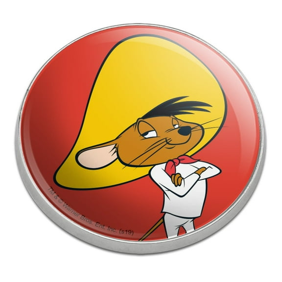 Looney Tunes Speedy Gonzales Golfing Premium Metal Golf Ball Marker