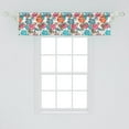 thumbnail image 2 of Ambesonne Exotic Window Valance, Tropical Colorful Petals, 54" X 12", Multicolor, 2 of 3