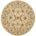 thumbnail image 2 of SAFAVIEH Bergama Michayla Oriental Wool Area Rug, Ivory, 4' x 4' Round, 2 of 9