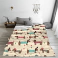 thumbnail image 5 of Sikiie Dachshund Dog Puppy Ultra-Soft Micro flannel Blanket Luxury All Seasons Warm Blanket for Bedding Sofa and Travel (4 sizes)-50"x40", 5 of 7