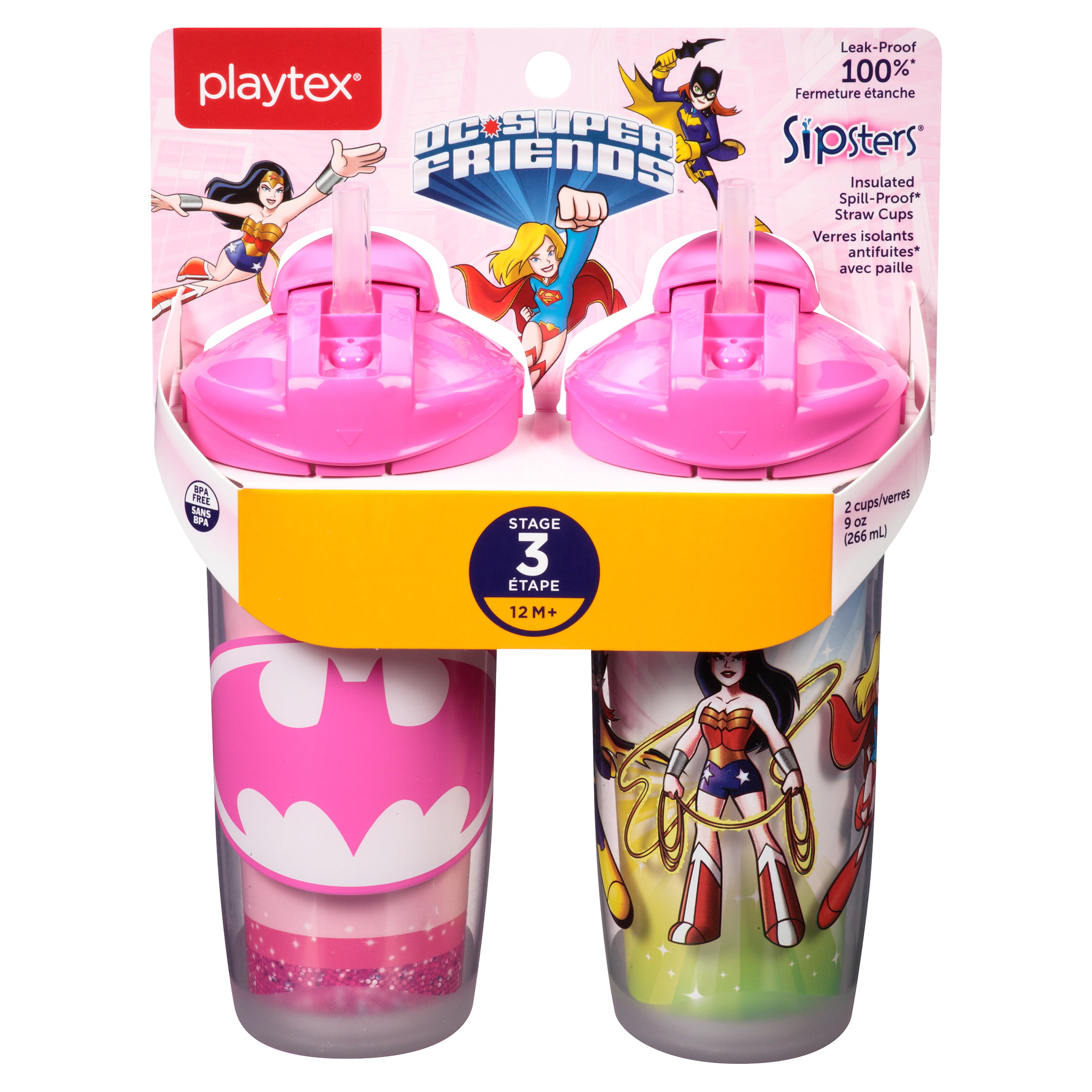 Playtex® Sipsters® Stage 1 Starter Set 2 Pack - Green & Pink Combo