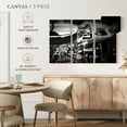 thumbnail image 5 of Elephant Stock Muscle Car Engine Wall Art - Horizontal Multi Panel Canvas - Living Room Wall Decor - Transportation Multi Panel - Black And Gray Decor - 45" x 28", 5 of 8