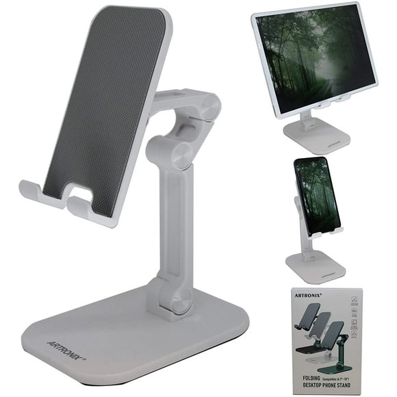 Artronix Support de Bureau pour Téléphone Portable pour Téléphone Portable et Tablette avec Hauteur et Angle Réglables
