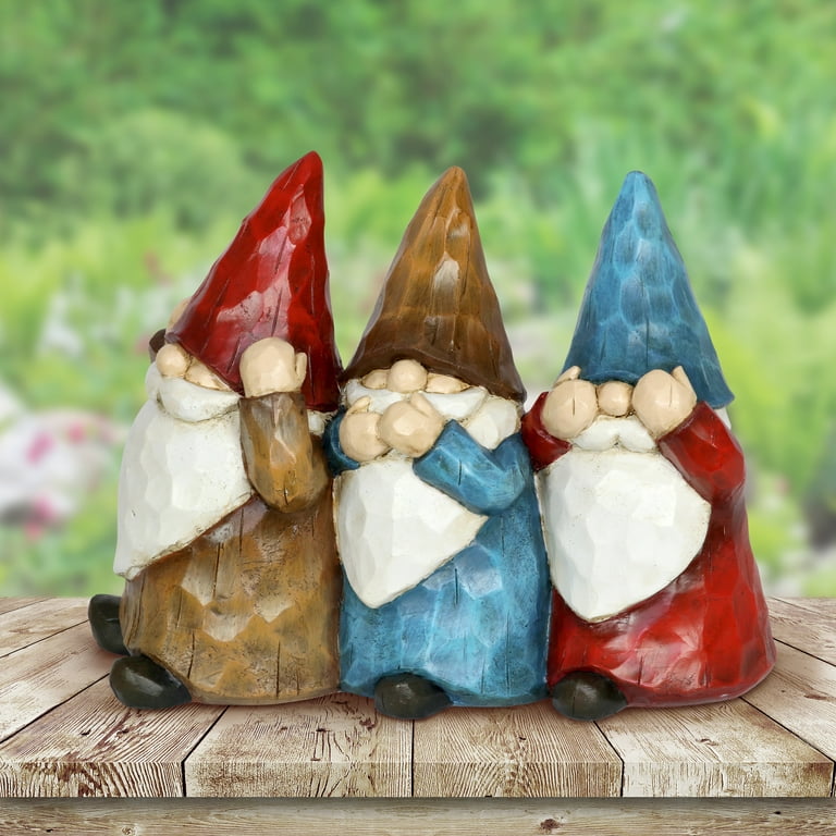 Garden Gnome Statue Adorable Appearance No Wiring Required with