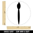 thumbnail image 2 of Paintbrush Symbol Self-Inking Rubber Stamp Ink Stamper - Blue Ink - Medium 1 Inch, 2 of 7