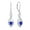 09_Sep._Sapphire, variant on PYNZY Infinity Round Pearl Dangle Earrings for Women, 925 Sterling Silver Birthstones Leverback Earrings for Jewelry Gifts