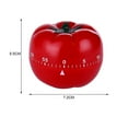 thumbnail image 2 of Mechanical Kitchen Countdown Timer Tomato Design, 60 Minutes Reminder Alarm, 2 of 7