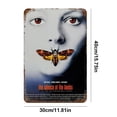 thumbnail image 4 of Placa Metal El Silencio Los Corderos Pintura Hierro Rectangular Pared 30x40cm, 4 of 9