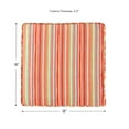 thumbnail image 4 of Greendale Home Fashions 18 x 18 in. Watermelon Stripe Outdoor Dining Seat Cushion (4-Pack), 4 of 6