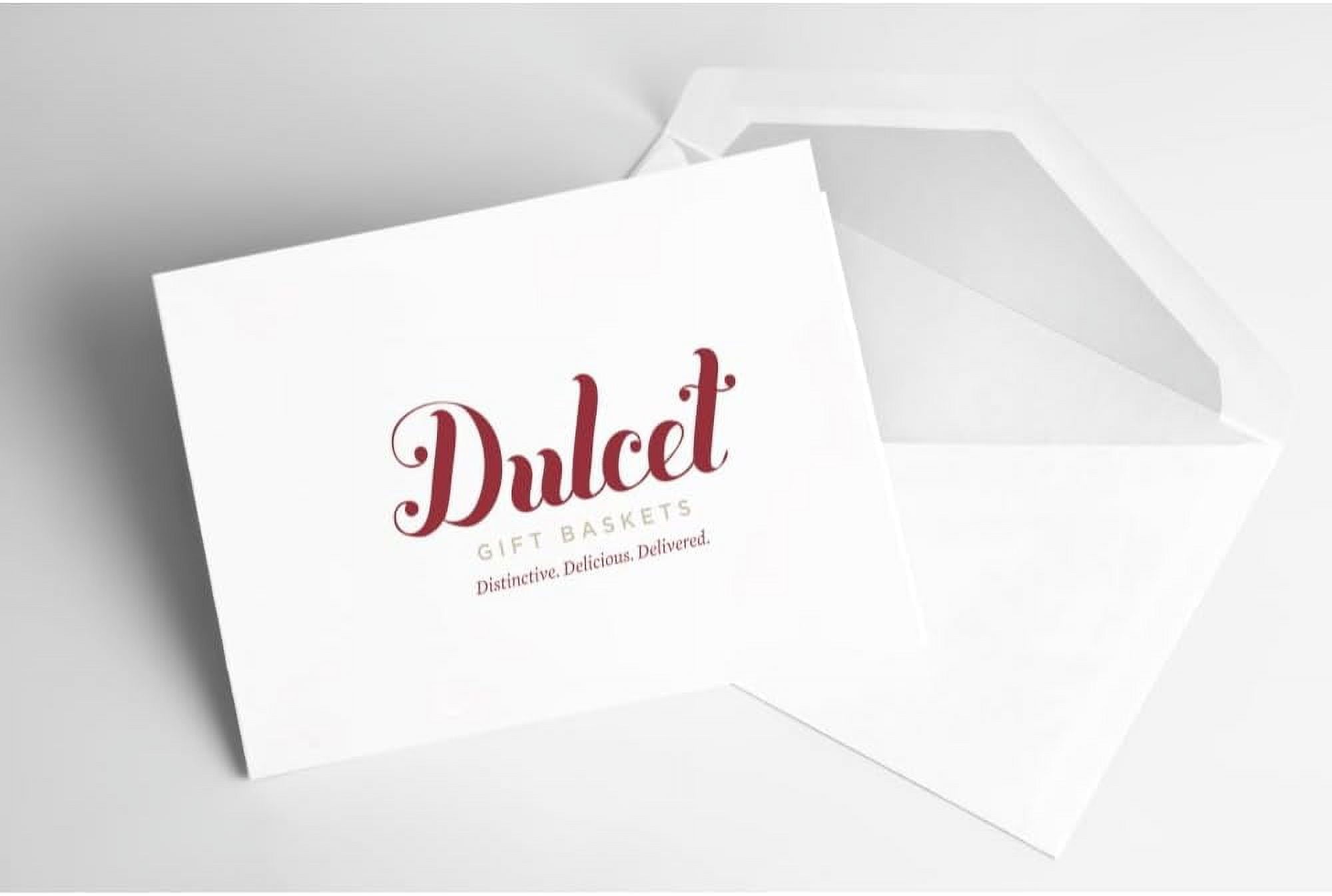 Dulcet Gift Baskets Delightful Cookie Gift Box, Traditional Black & White Sprinkle Cookies