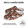 thumbnail image 6 of Zufioo Flower Bunny Print Adult TPR Cotton Slippers,Winter Home Cotton Slippers Suitable for Adults, Men and Women, Indoor and Outdoor-11, 6 of 7