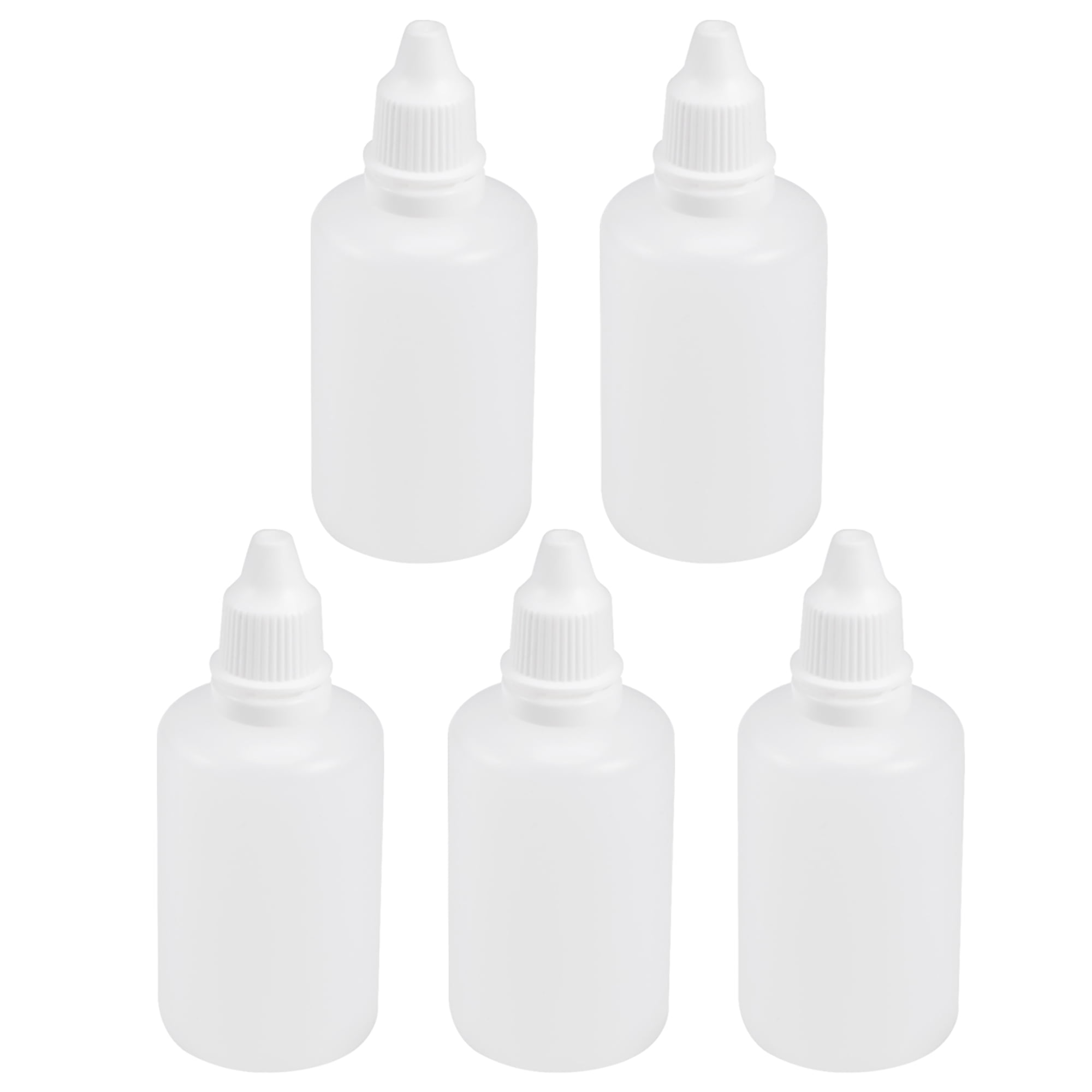 Plastic Dropper Bottles, 50ml Empty Squeezable Liquid