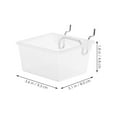 thumbnail image 2 of ROSENICE 2 Sets Classification Storage Box Pegboard Tool Peg Board Bin for Shop 9.30X8.00X4.80CM, 2 of 8