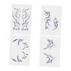 thumbnail image 5 of Tatuajes temporales, pegatinas temporales, calcomanías faciales, pegatinas para festivales, espectáculos, disfraces, carnavales y eventos., 5 of 9