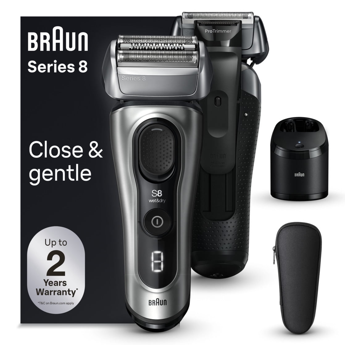 BRAUN - BRAUN  シリーズ8  8360CC ブラウンシリーズ8 電気シェーバー 密着ヘッド付き | Braun JP