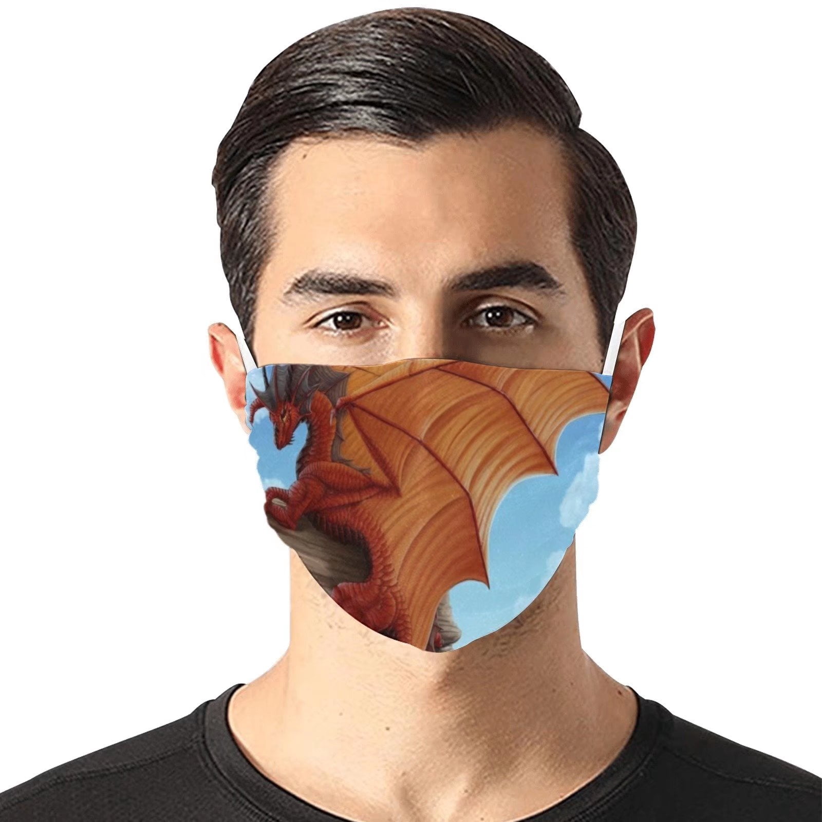 Dinosaur Pattern Face Mask Washable Face Cover Adjustable Cloth Masks for  Women Men Bandanas Mask-09 - Walmart.com