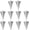 1oz-10pcs, variant on Fishing Weights Pyramid Sinkers Kit Bullet Fishing Weights Sinkers for Ocean Saltwater Surf Fishing Gear Tackle 1oz 2oz 3oz 4oz
