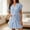 Sky Blue, variant on WCJM Shower Robe for Women Womens Soft Short Sleeve Bathrobe Belted with Pockets Loungewear Housecoat Home
