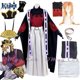 thumbnail image 2 of Disfraz de Cosplay Doma Douma, conjunto de peluca y abanico, atuendo de Halloween, kimono de Anime Douma para hombres y mujeres, 2 of 5