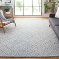 thumbnail image 2 of SAFAVIEH Metro Lauressa Geometric Area Rug, Light Blue/Ivory, 8' x 10', 2 of 9