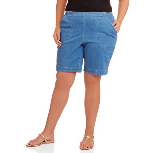 walmart women's plus size shorts