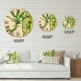 thumbnail image 4 of Designart 'The Forest of Bamboo Branches VI' Tropical Wood Wall Clock, 4 of 5