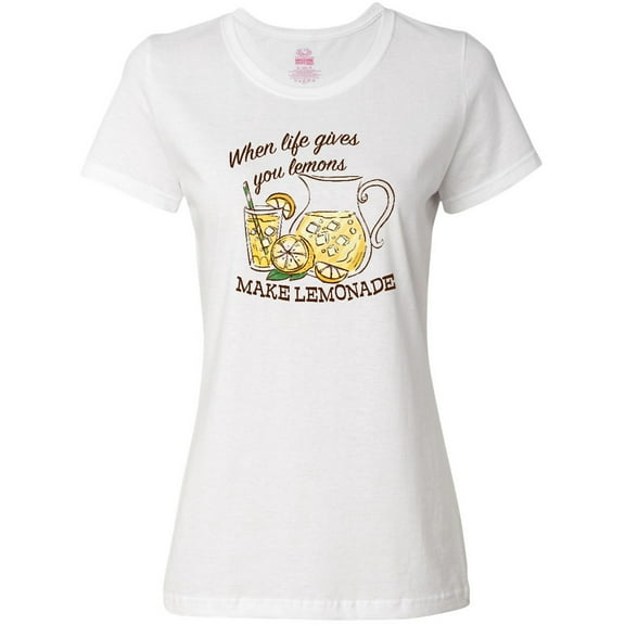 Inktastic When Life Gives You Lemons, Make Lemonade Women's T-Shirt