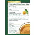 thumbnail image 3 of Traditional Medicinals Tea, Organic Dandelion Leaf and Root Tea, 16 Bags, 3 of 4
