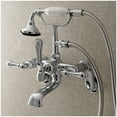 thumbnail image 6 of Wall-Mount Clawfoot Tub Faucet, Brushed Nickel, Tub Wall Mount AE51T8, 6 of 7