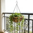thumbnail image 6 of 2Pcs Heart Shaped Hanging Basket with Iron Chain Hooks,Iron Planter ,Indoor Outdoor Suspended Basket for Balcony Garden Wall Decor, 6 of 6