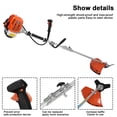 thumbnail image 3 of Floseru 2026 New Gas Weed Trimmer, 2 in 1 Cordless Lawn Mower,2-Stroke Gas Hedge Trimmer,52CC Weed Trimmer, Multi-Functional Trimming Tool for Outdoor Grass and Garden Bush, 3 of 10