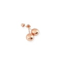 thumbnail image 2 of Arete Broquel De Bola 5mm Casa del Anillo Oro Solido Rosa 14k, 2 of 4