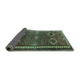 thumbnail image 2 of Ahgly Company Indoor Square Persian Turquoise Blue Traditional Area Rugs, 7' Square, 2 of 4