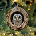 thumbnail image 5 of Wooowa Single Christmas Animal Acrylic Ornament 3.1" Lightweight Shatterproof 2025 In-Demand Cute Touch for Tree Decor & Holiday Gifts, 5 of 8