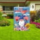 thumbnail image 2 of 4 de Julio Decoraciones Jardín Al Aire Libre Bandera Día de la Independencia 4 de Julio Americano Patriótico Terraza de la Familia Decoración de la Fiesta Del Porche Terraza Colgante Vertical 12x18 Pu, 2 of 6