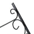 thumbnail image 6 of Yarino Ceiling Hooks for Hanging Plants,Indoor and Outdoor Wall Type Plant Pot Hanging Bracket Hanger Metal Hook,Black, 6 of 9