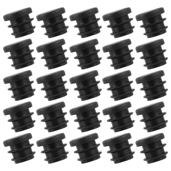 100 Pcs Plug Square Tube End Caps Pipe Chair Foot Pad