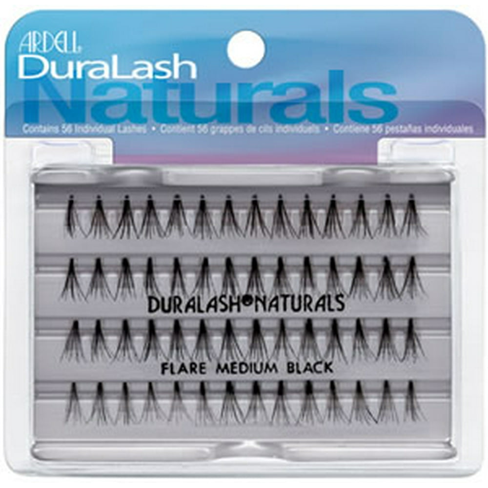 Ardell DuraLash Naturals Knot Free Flare Lashes Medium Black - Walmart ...