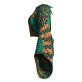 thumbnail image 4 of African Women's Tops Long Big Sleeve Backless Short Shirt Ankara Print Coat Dashiki Party Clothing, 4 of 5