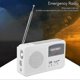 thumbnail image 3 of Emergency Radio With Solar And Hand Crank Self Powered, Battery Usb Recharging Fm/am Radio Led FlasGREEN, 3 of 5