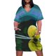 thumbnail image 1 of Vestido de noche deportivo para mujer, prenda colgante con bolsillos de tenis de verano., 1 of 6