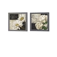 thumbnail image 1 of Great Art Now Flowers on B&W by Abby White 2 Piece Canvas Art Set Each 14W x 14H, 1 of 3