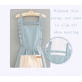 thumbnail image 4 of Nebesheii Cotton  Gray Stripes Adjustable Bib Soft Vest Apron(Gray, 4 of 6