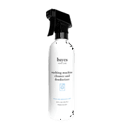 Bayes Washing Machine Cleaner & Deodorizer - Cleans and Eliminates Mold and Mildew Odors for Fresh Smelling Laundry - 24 Ounces
