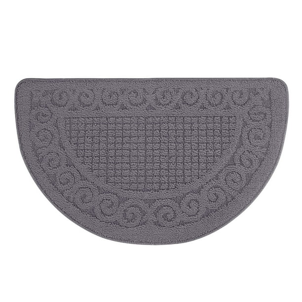 Alfombras de baño, alfombras para sala de estar, alfombra de área, alfombra de baño, alfombra de entrada semicircular, alfombra de exterior, alfombra antideslizante para el hogar, alfombra de puerta d