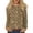Brown, variant on WTOBBY Women's Casual Floral Print Round Neck Long Sleeve T-shirt Top Fashion Wear Comfortable Soft Fabric Breathable Material Daily Outfit Stretch Fit for Versatile Use,Blue L